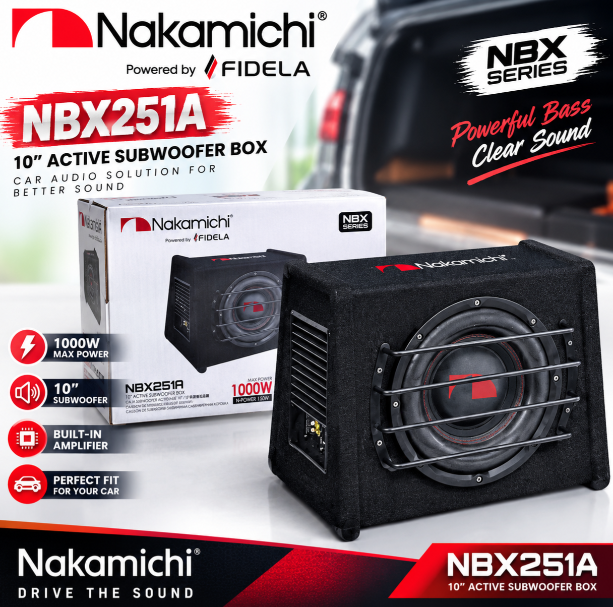 Nakamichi active sub