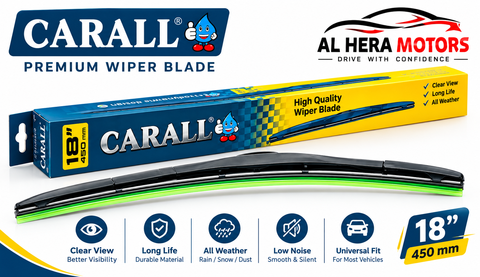 CARALL Wiper blade (2- Piece)