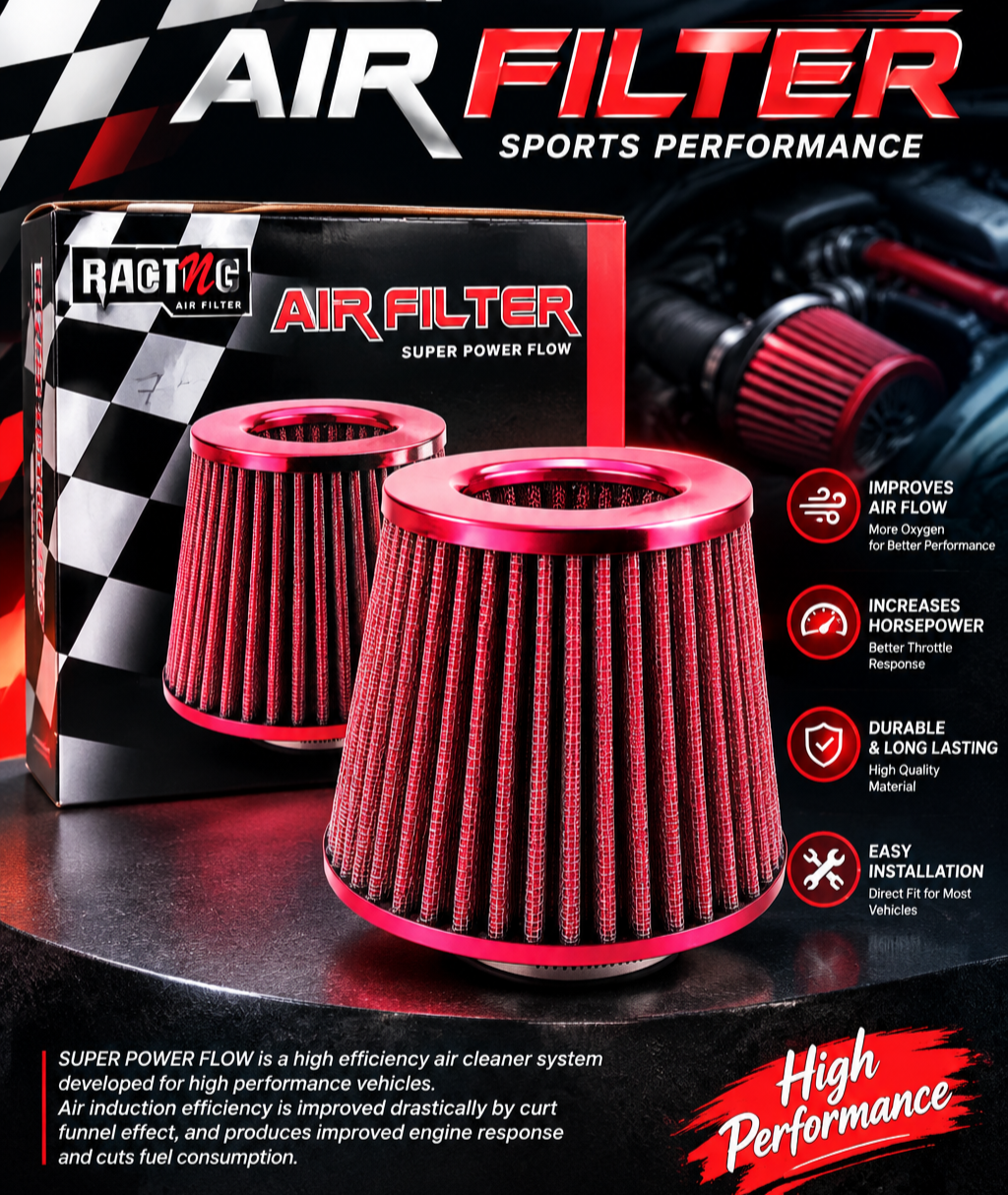 sports air filter